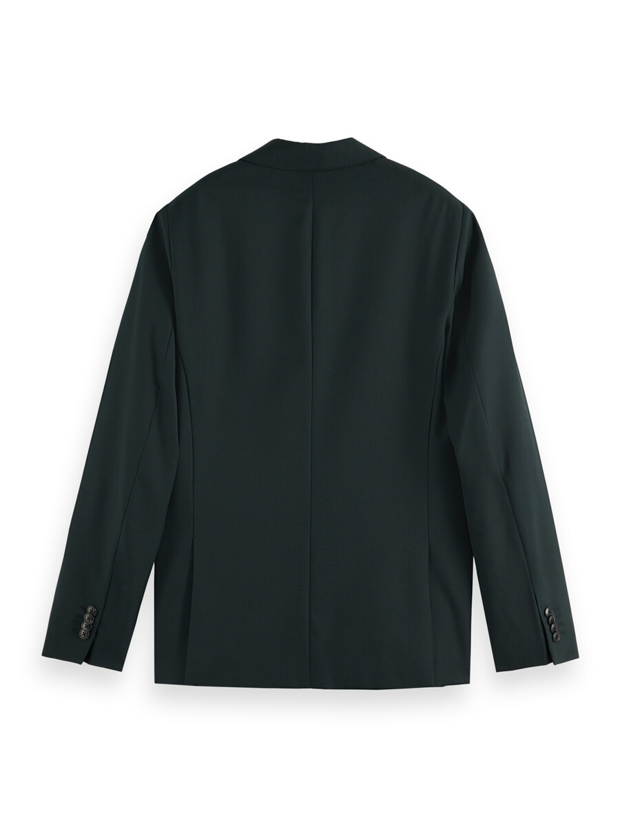 blazer mit einem knopf spitzem revers und regulärer passform