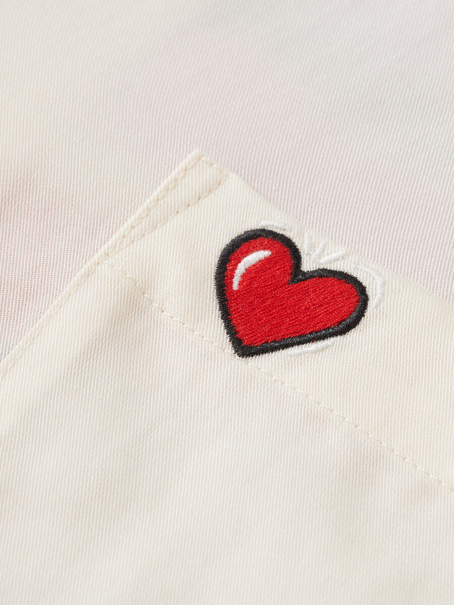 scotch soda x burton morris herz-shirt