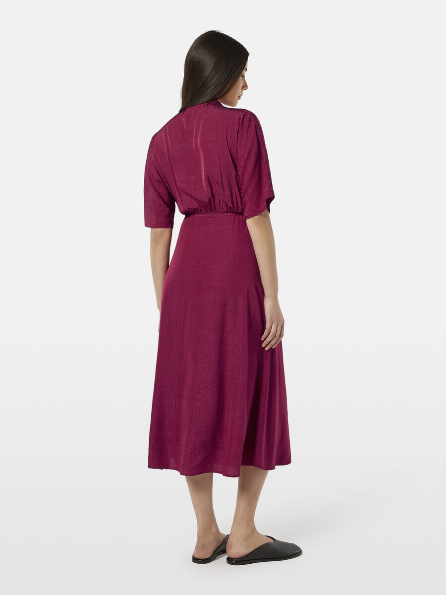 jacquard-midi-wickelkleid