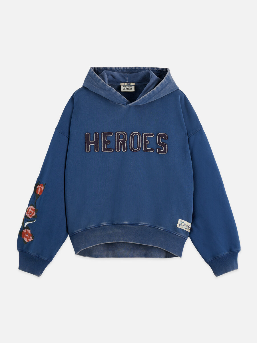 hoodie mit gewaschenem artwork zum 40-jährigen jubiläum