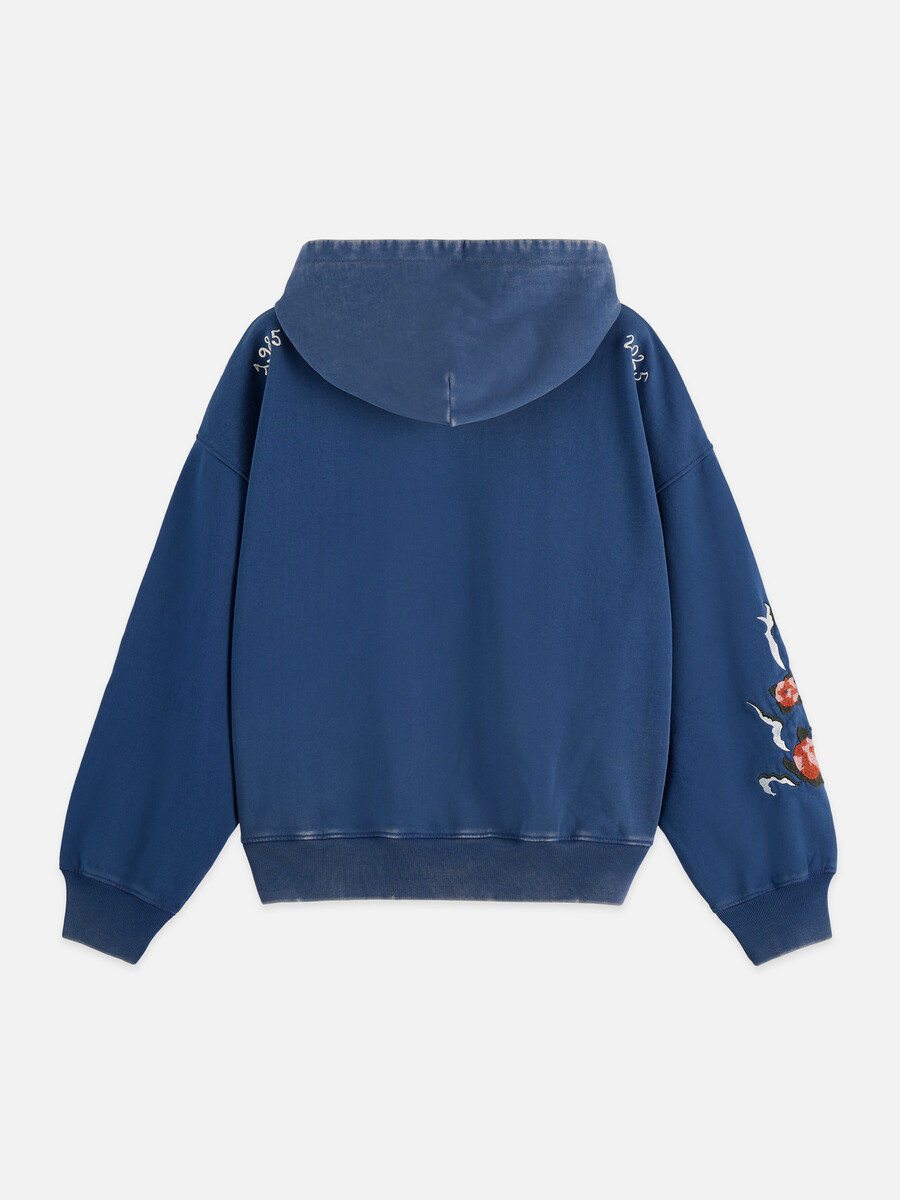 hoodie mit gewaschenem artwork zum 40-jährigen jubiläum