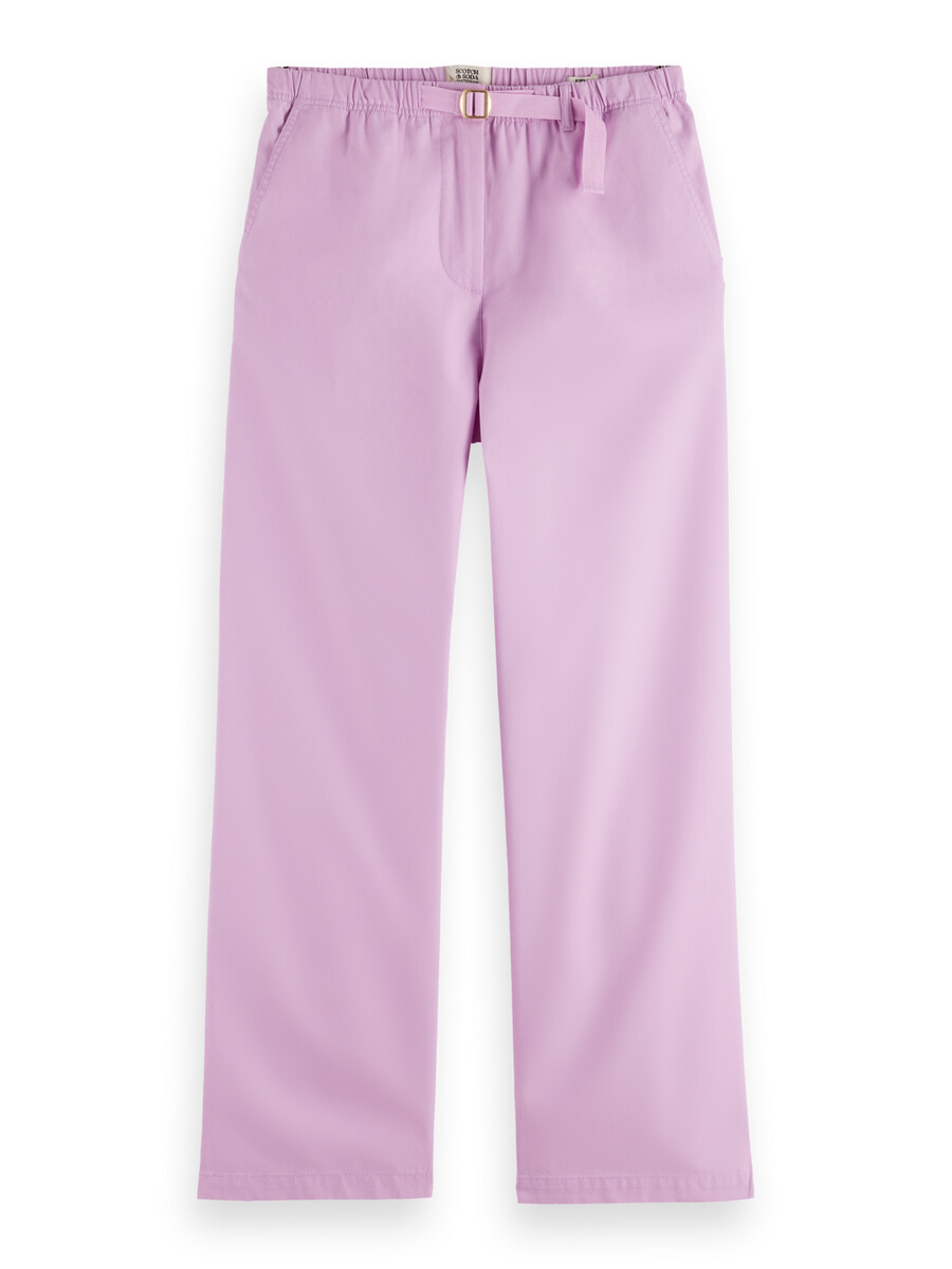 ezra high-rise wide-leg belted pant