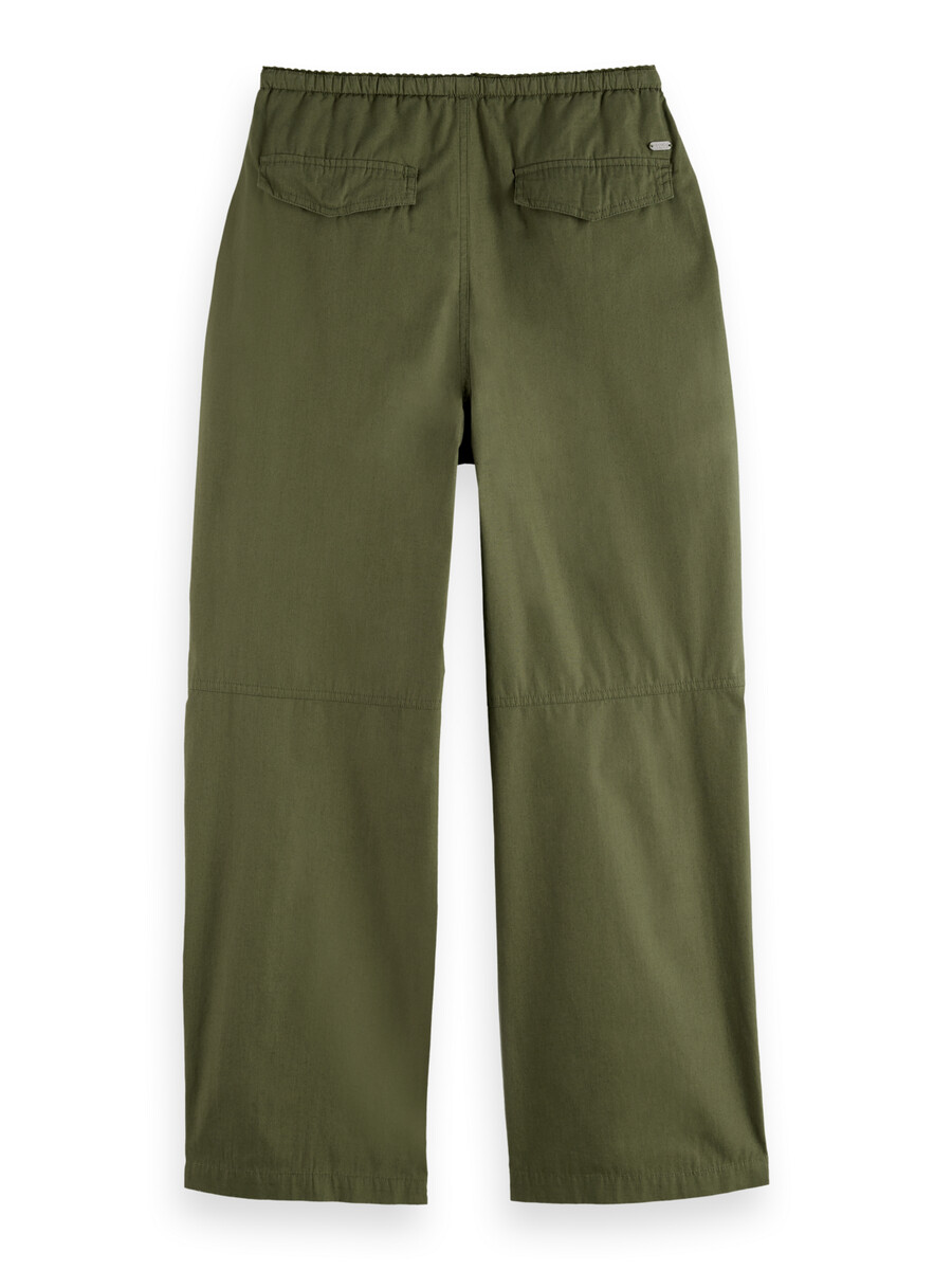 ivy cargohose mit mittelhohem bund und weitem bein