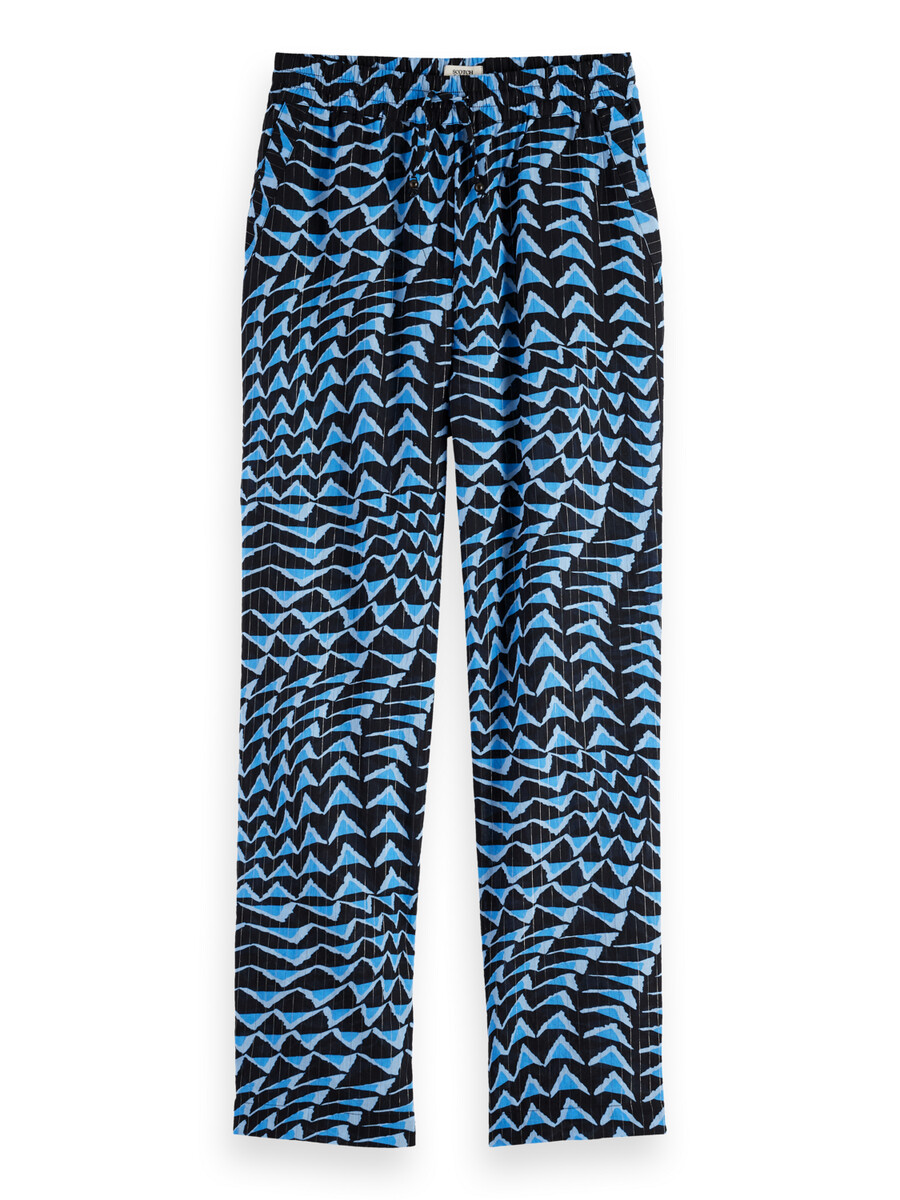 house of mirrors bedruckte strandhose mit mittelhohem bund