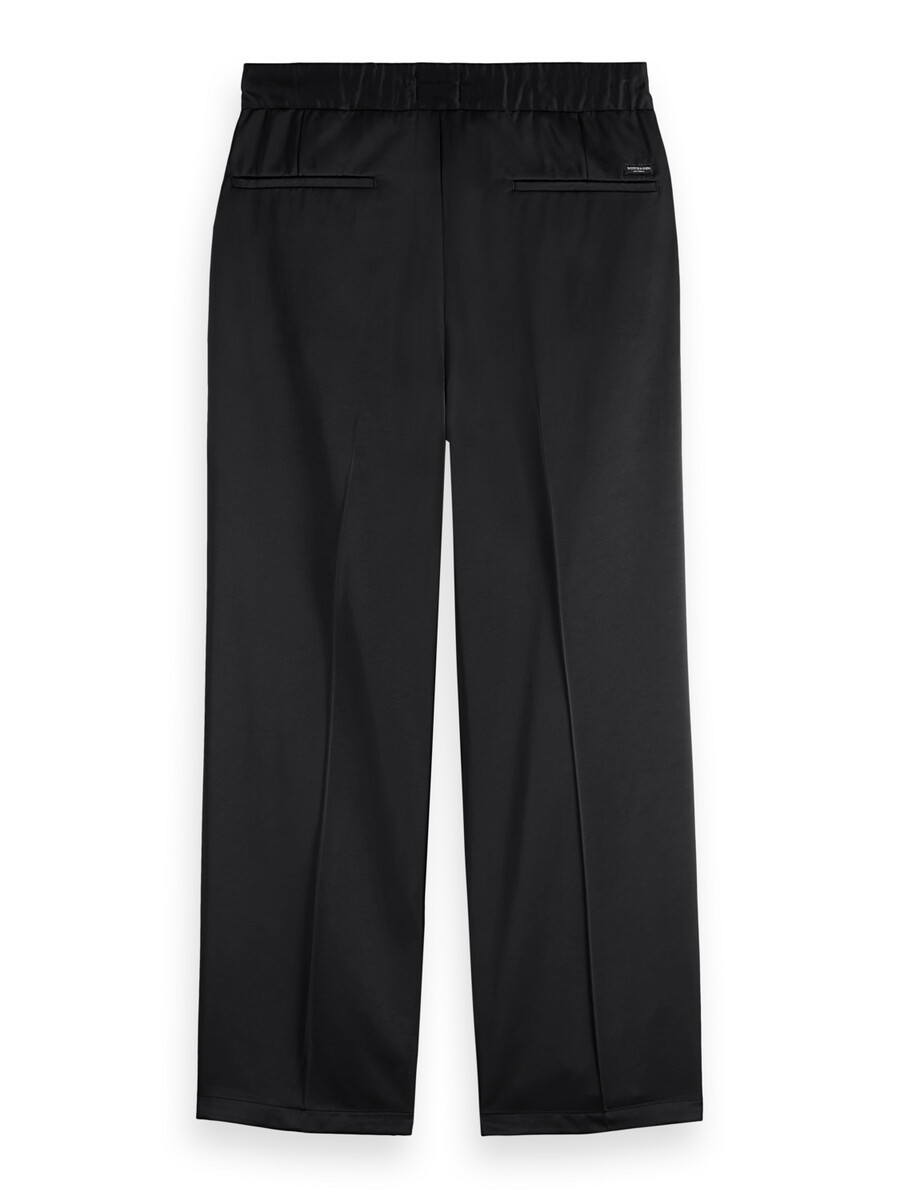 jogginghose aus schwerem satin mit lockerer passform