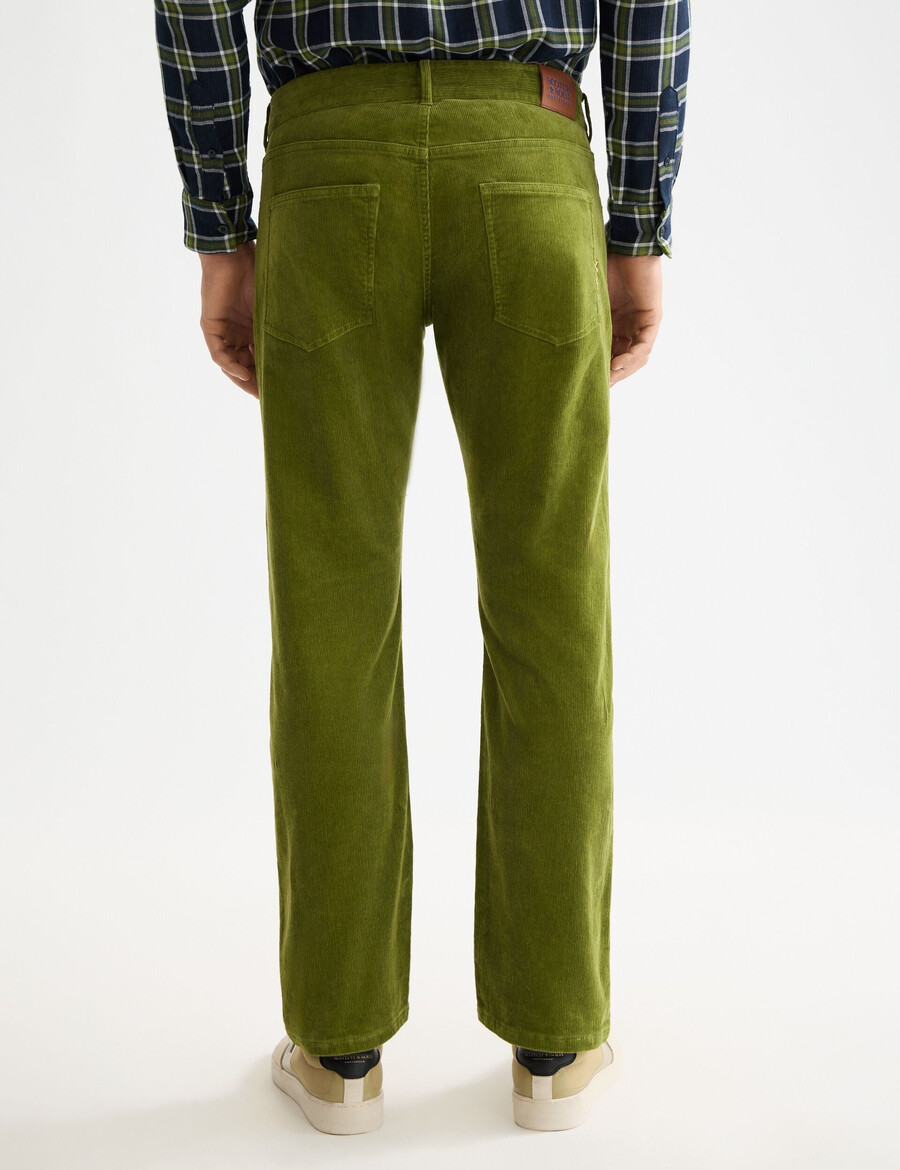die zee straight jeans aus farbigem cord