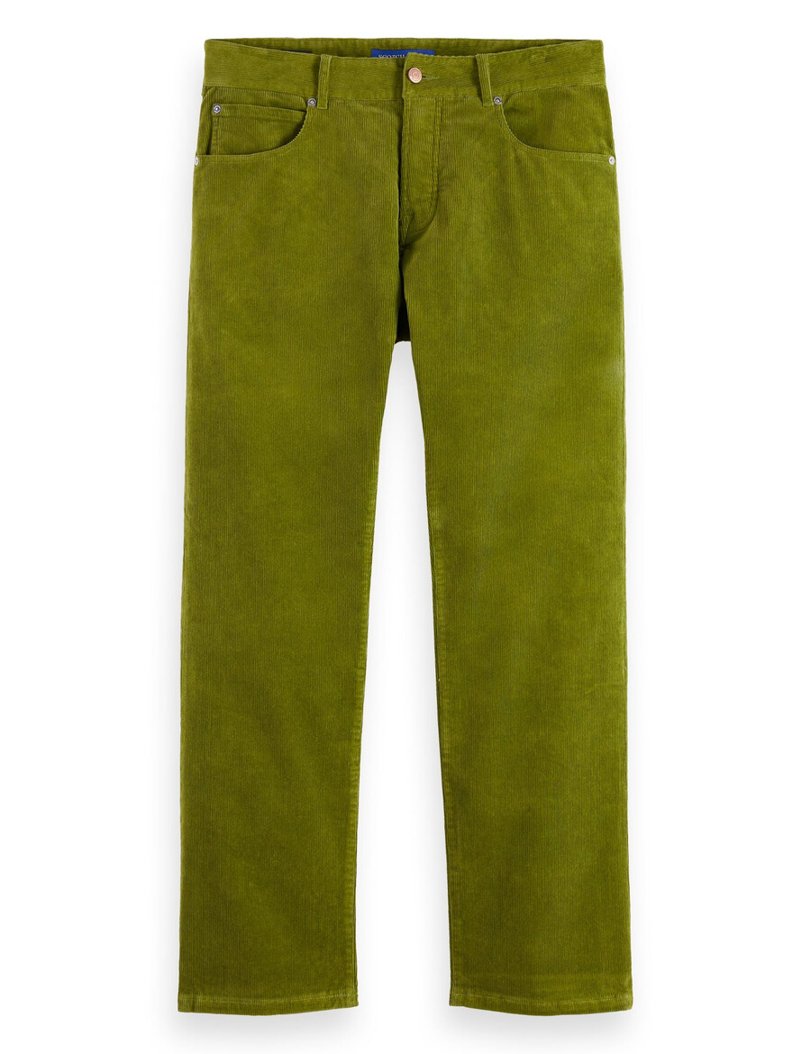 die zee straight jeans aus farbigem cord