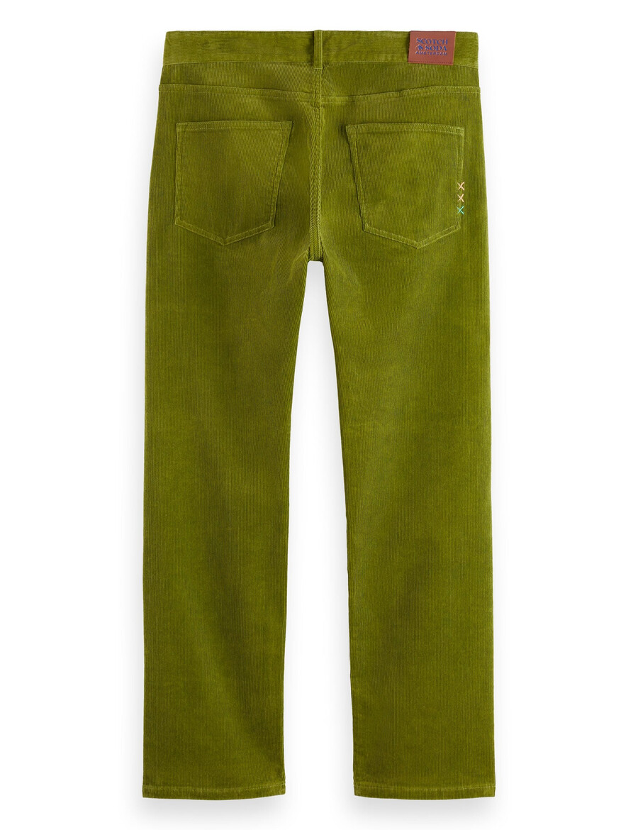 die zee straight jeans aus farbigem cord