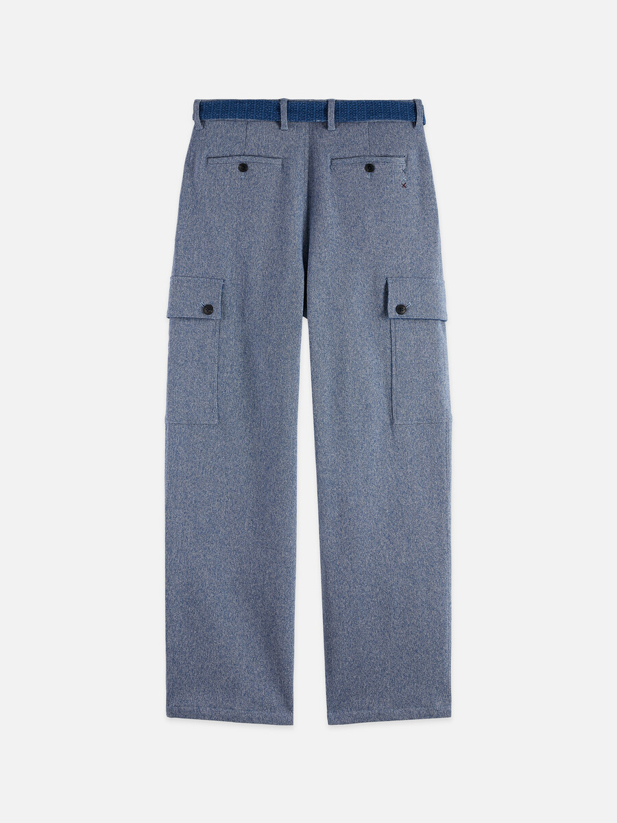 die melange cargohose zum 40-jährigen jubiläum locker gerade geschnitten
