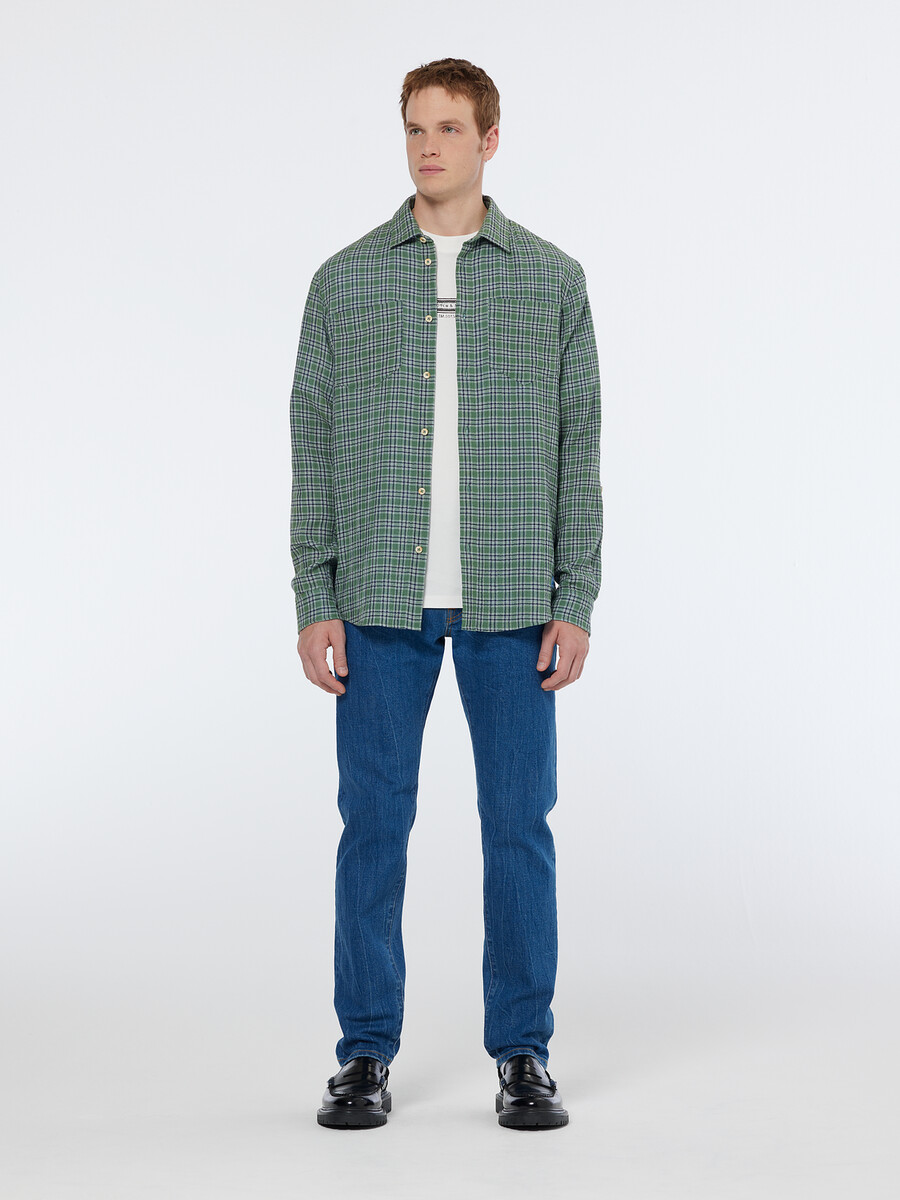 regular fit doppelkarohemd