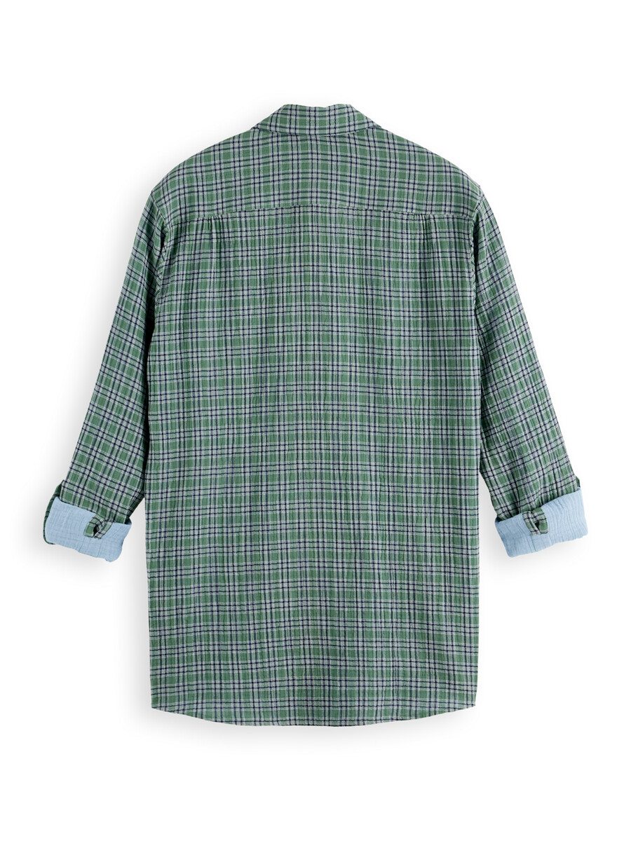 regular fit doppelkarohemd