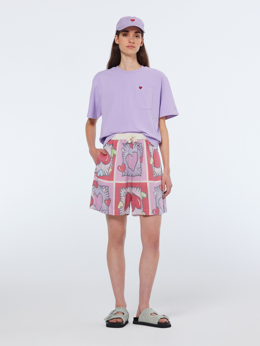 scotch soda x burton morris short mit herzmuster