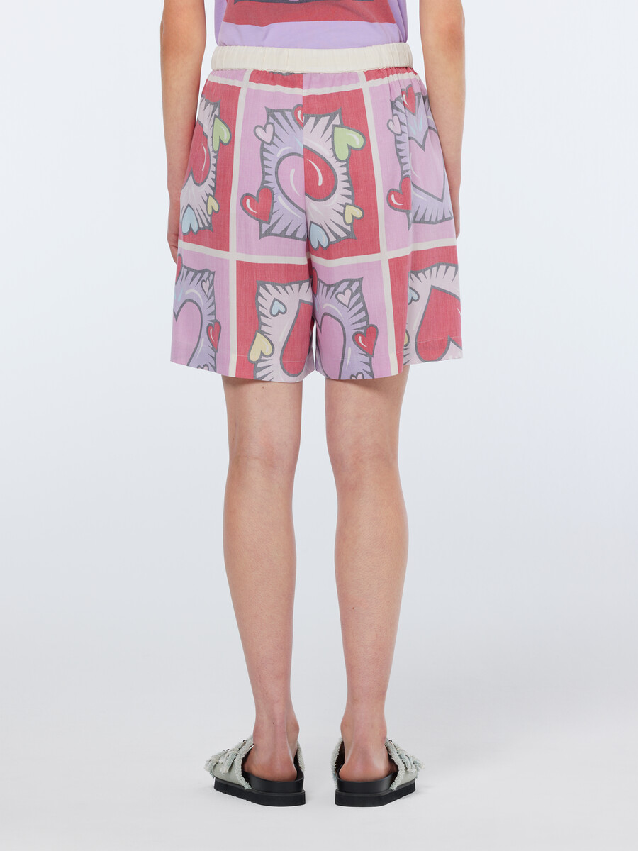 scotch soda x burton morris short mit herzmuster