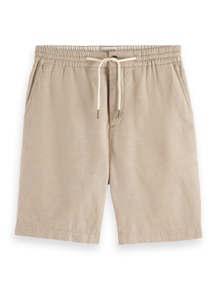 lieblings-bermuda aus baumwoll-leinen-twill