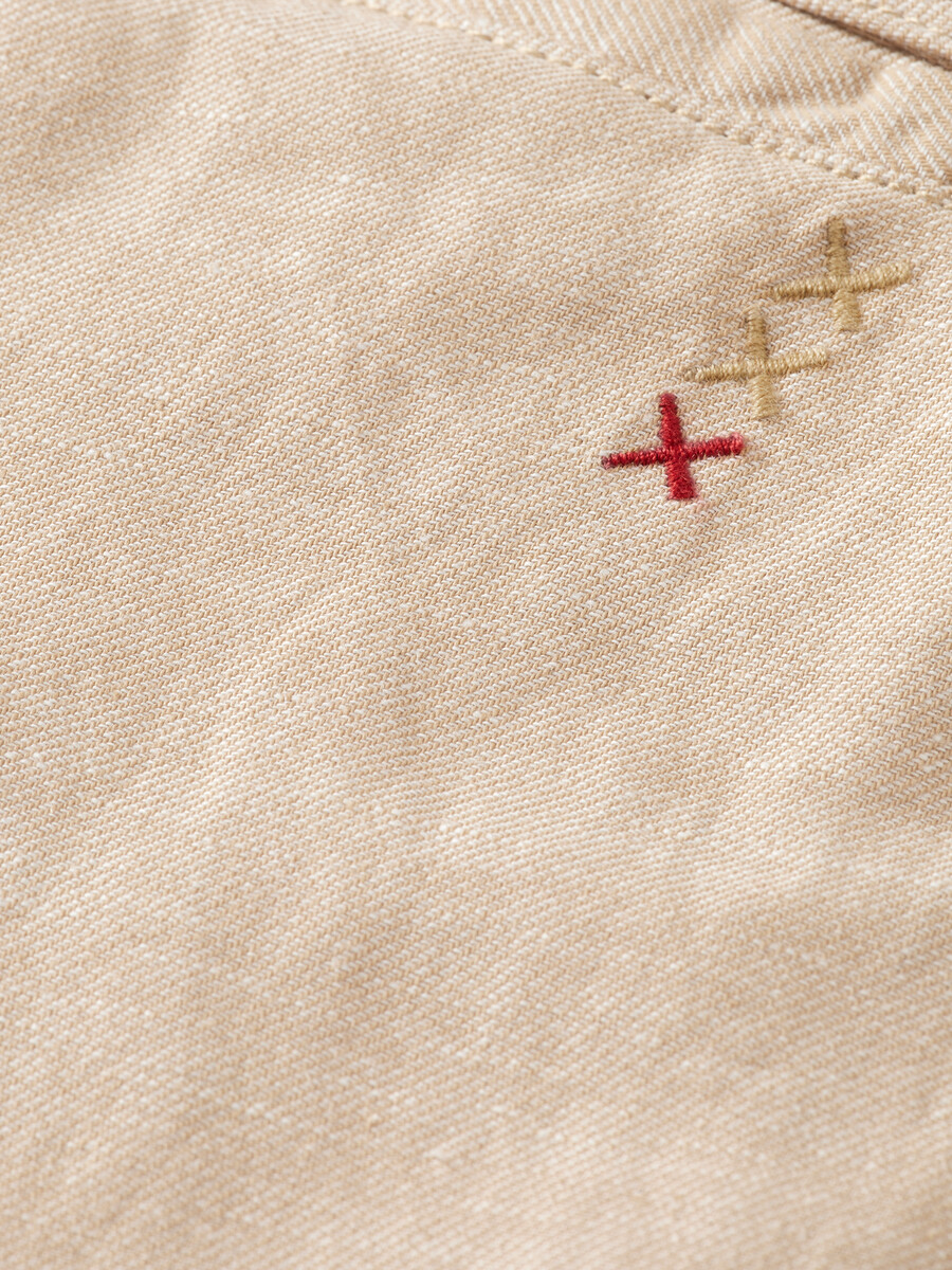 lieblings-bermuda aus baumwoll-leinen-twill