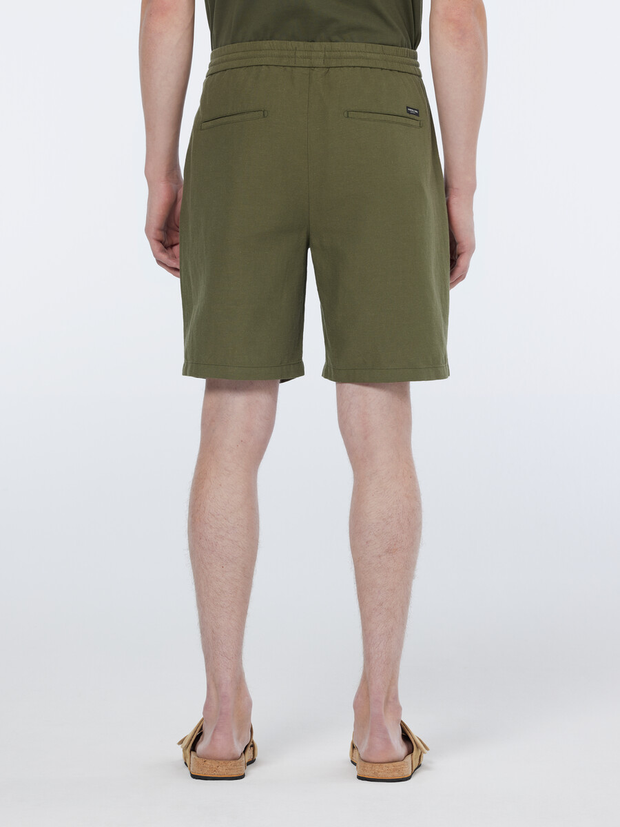 lieblings-bermudashorts aus baumwoll-leinen-mischgewebe mit lockerer passform
