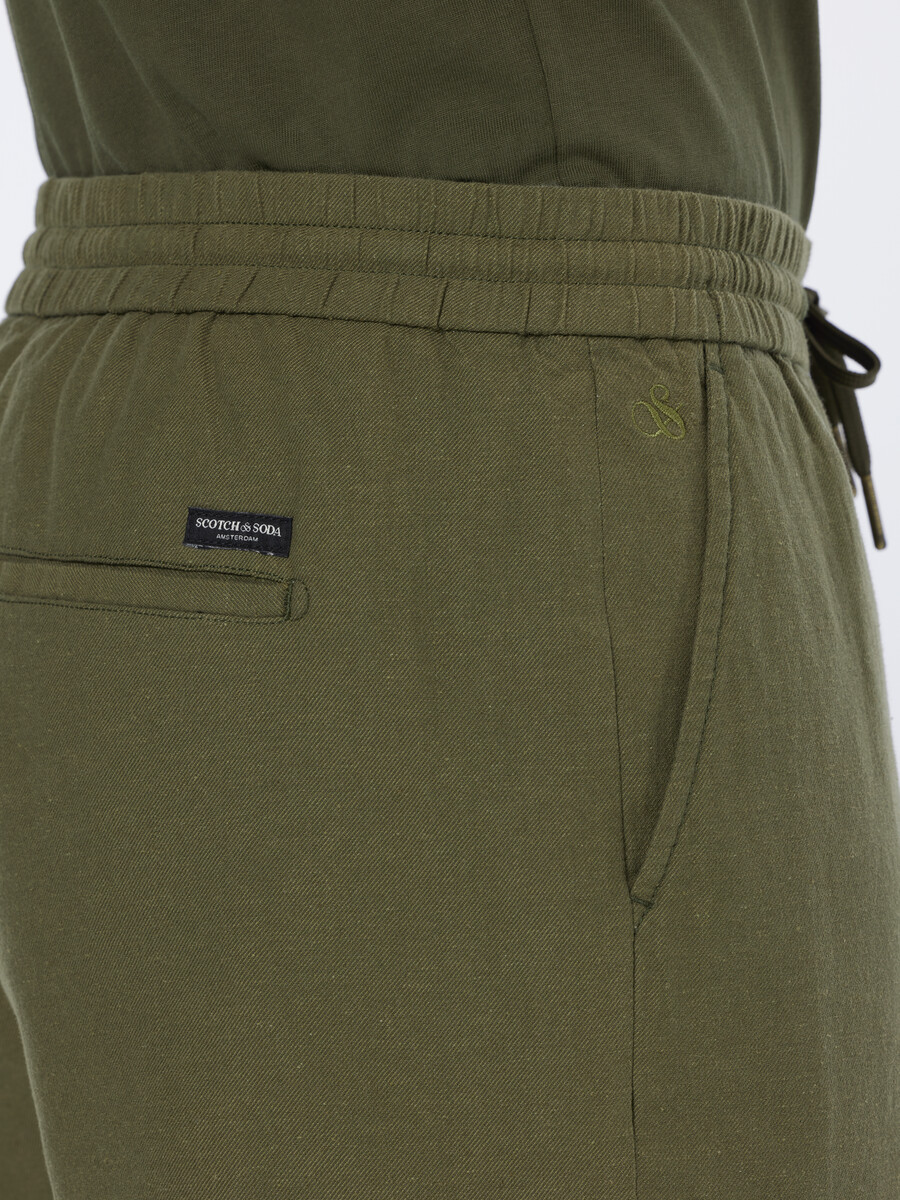 lieblings-bermudashorts aus baumwoll-leinen-mischgewebe mit lockerer passform