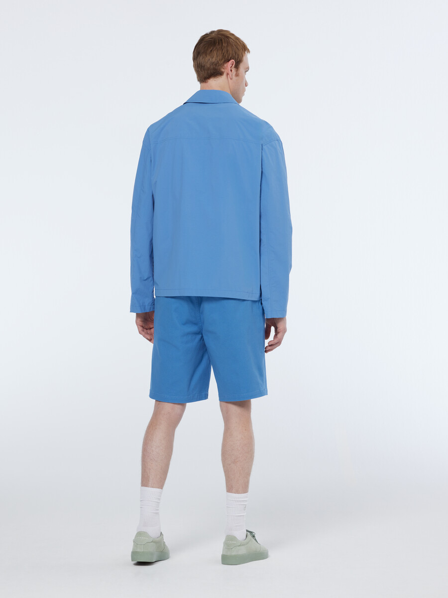 stuart shorts aus gewaschener baumwollmischung reguläre passform