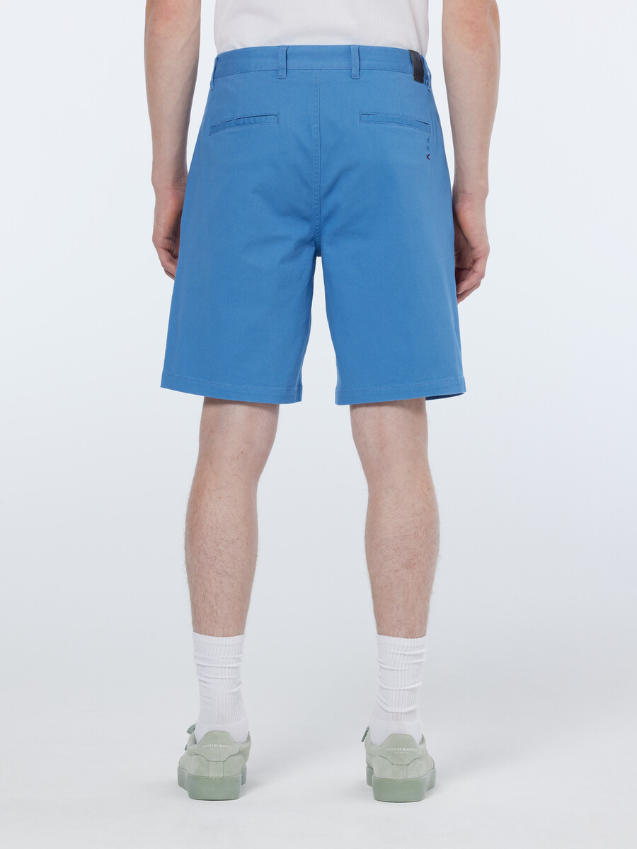stuart shorts aus gewaschener baumwollmischung reguläre passform