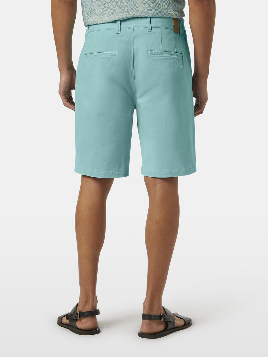 stuart chino-shorts aus gewaschenem baumwollmischgewebe