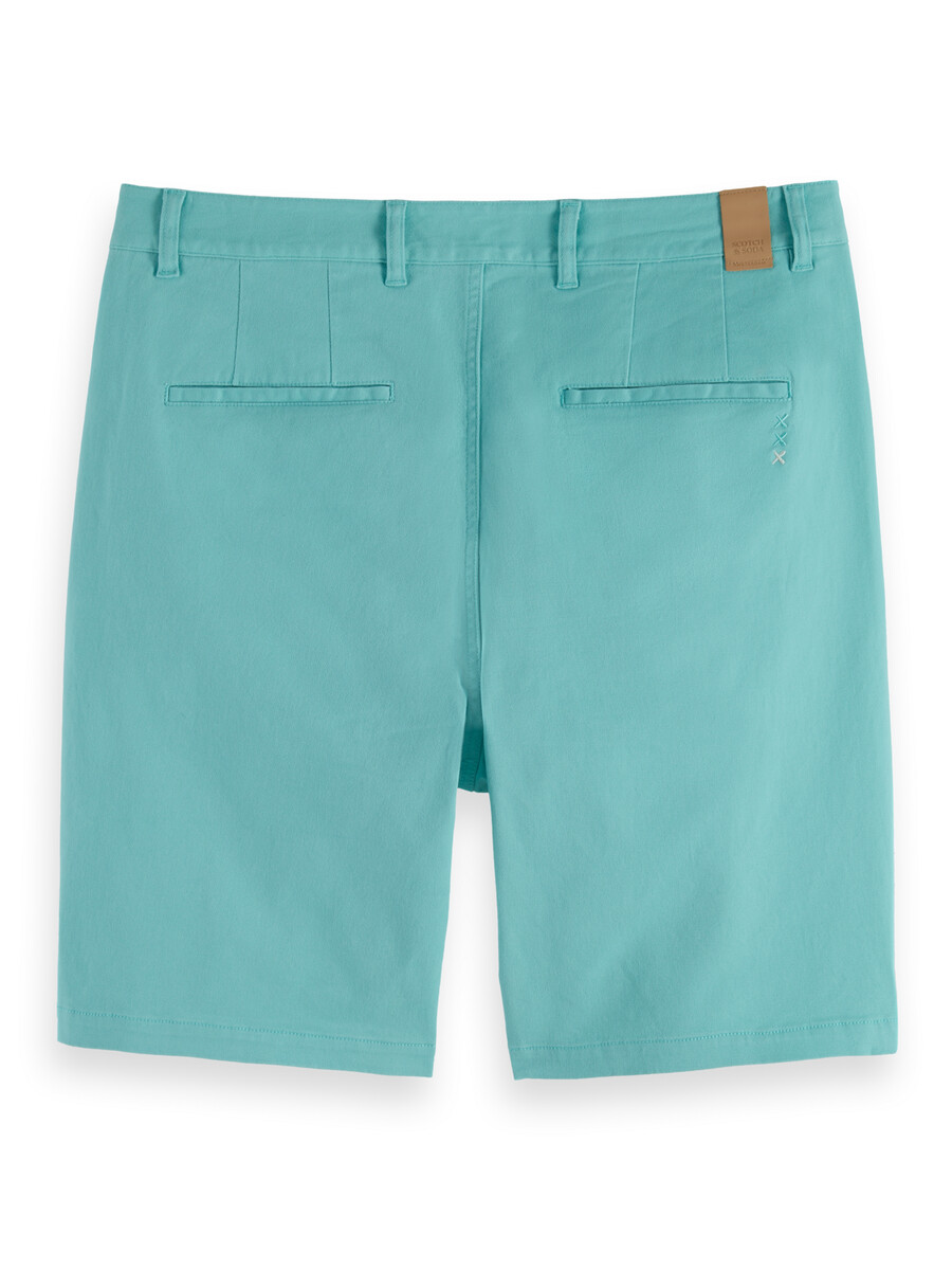 stuart chino-shorts aus gewaschenem baumwollmischgewebe